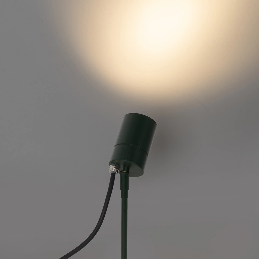Spot a punta verde scuro orientabile IP44 - Solo