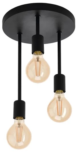 Eglo 43126 - Lampadario a sospensione con supporto rigido WILMCOTE 3xE27/60W/230V