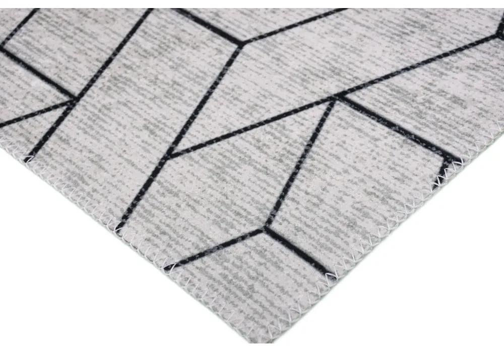 Tappeto lavabile grigio chiaro 120x180 cm - Vitaus
