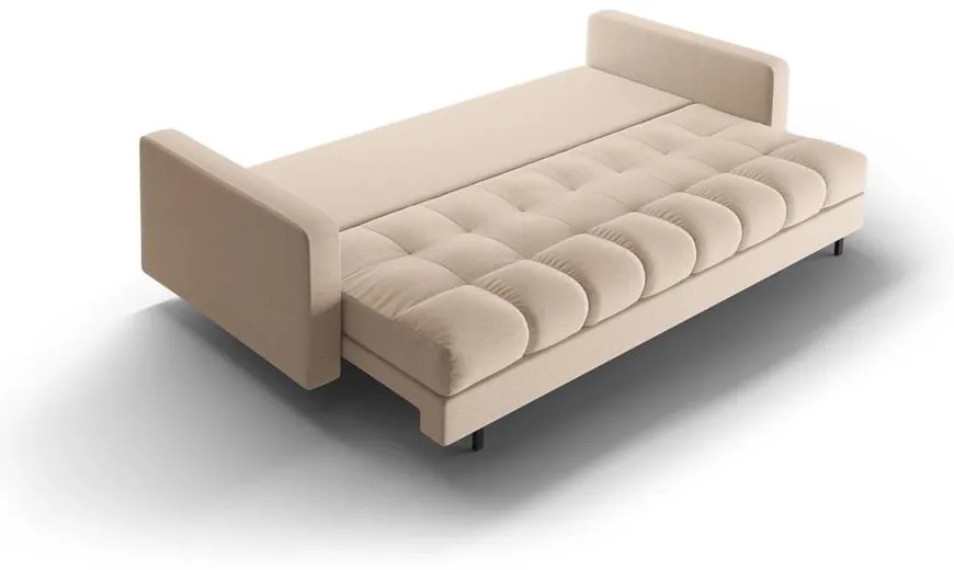 Divano beige allungabile/con contenitore 222 cm Bali – Cosmopolitan Design