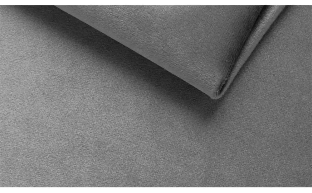 Divano grigio chiaro con rivestimento in velluto 225 cm Chelsea – Ropez