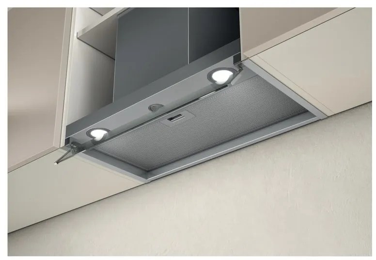Cappa a incasso Boxin IX/A/120 ELICA argento L 120 cm