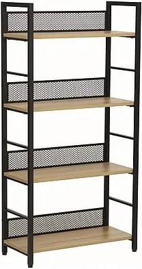 Scaffale Raw R4 in rovere/nero opaco