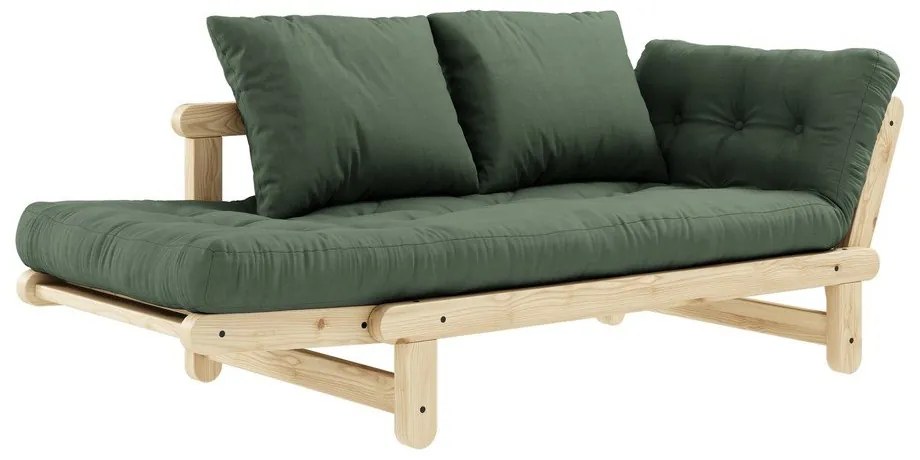Divano variabile Naturale Chiaro/Verde Oliva Beat - Karup Design