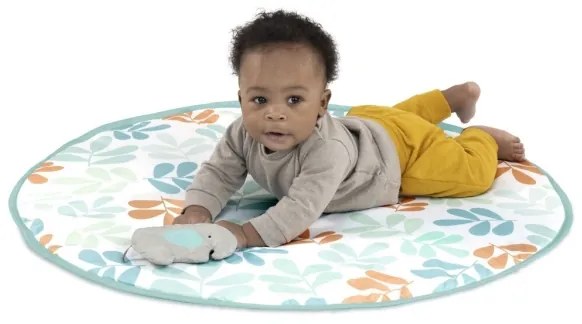 Ingenuity - Coperta per bambini per giocare con trapezio di legno SOLE VALLEY