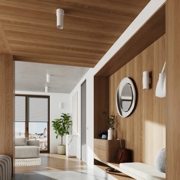 Sollux SL.1675 - Lampada da tavolo FLASH 1xE27/15W/230V bianco