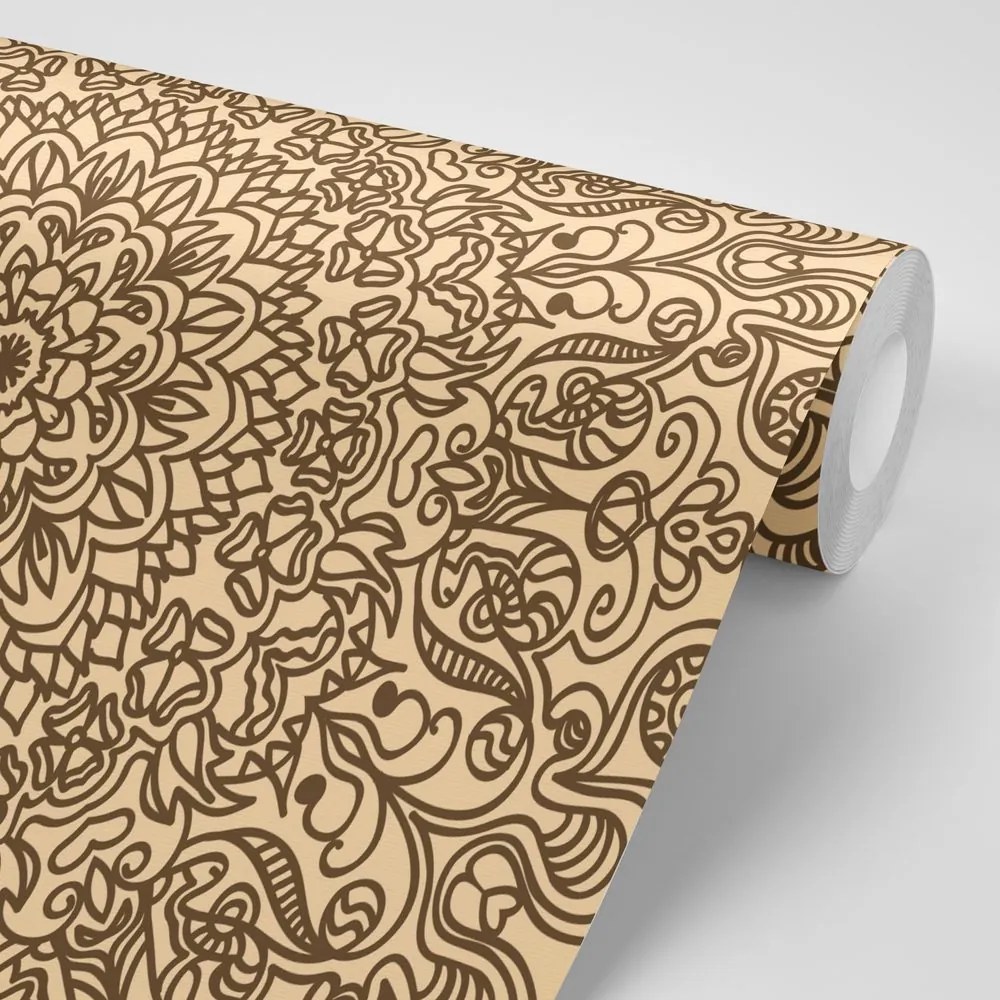 Carta da parati – Ornamento con motivo floreale