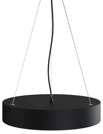 Lampadario a sospensione con filo CLEO 3xE27/24W/230V diametro 40 cm nero