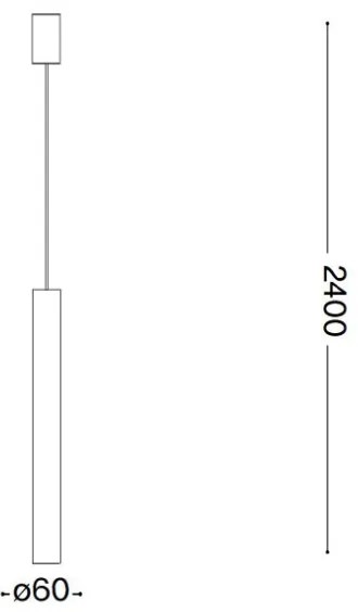 Ideal Lux - Lampada LED a sospensione 1xGU10/7W/230V CRI90