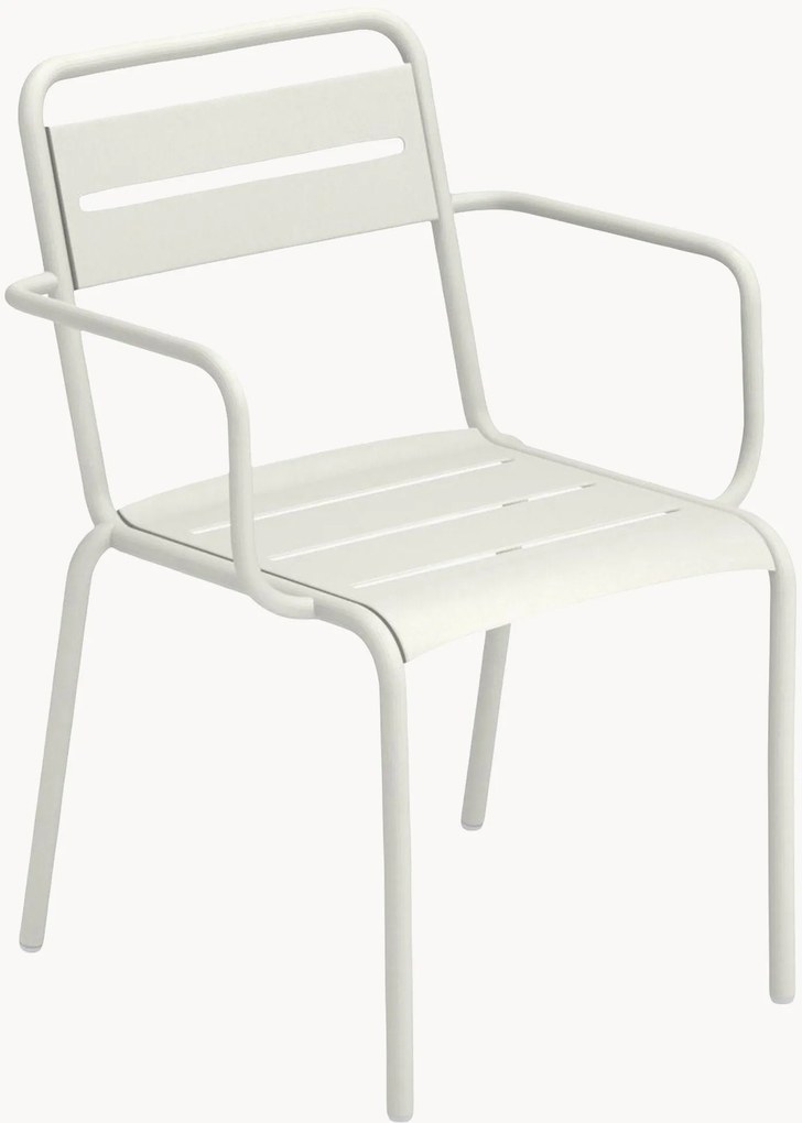 Set di 2 sedie da giardino impilabili con braccioli Star