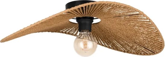 Eglo 31961 - Plafoniera SIRUELA 1xE27/42W/230V marrone/nero