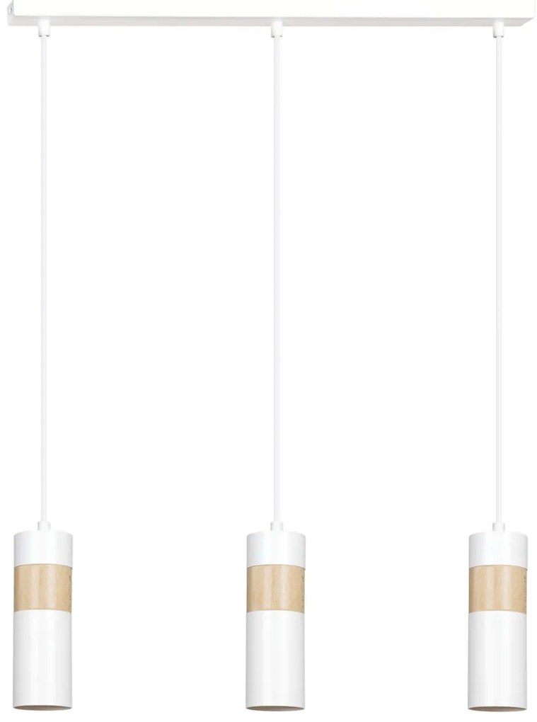 Lampadario a sospensione AKARI 3 WHITE