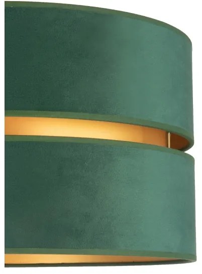 Duolla - Lampada con piedistallo DUO 1xE27/60W/230V diametro 44 cm verde/wenge