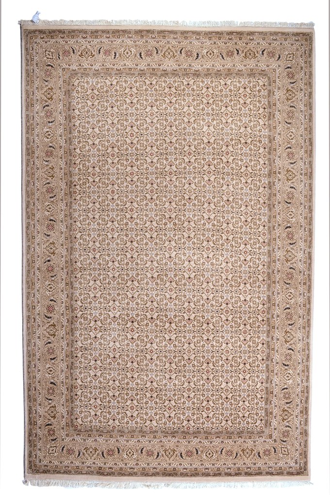 Bidjar Tappeto 170x240 Beige (Indian) Annodato A Mano