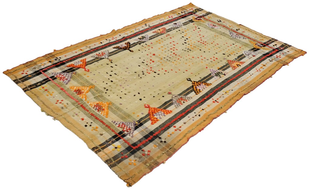 Kilim Tappeto orientale 220x150 (Indian) Tessuto A Mano