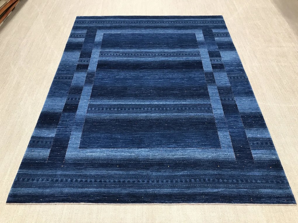 Loribaft Tappeto 260x330 Blu (Iran) Annodato A Mano