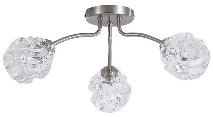 Searchlight 11523-3SN - Lampadario da soffitto ASTRAL 3xG9/33W/230V cromo opaco