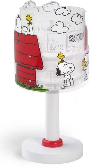 Dalber 76301 - Lampada LED per bambini SNOOPY 1xG4/4W/230V bianco/rosso