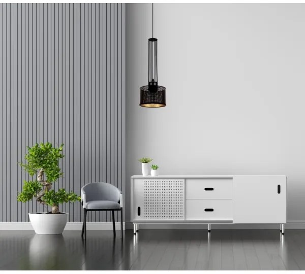 Lampadario a sospensione con filo ELIS 1xE27/60W/230V diametro 15 cm