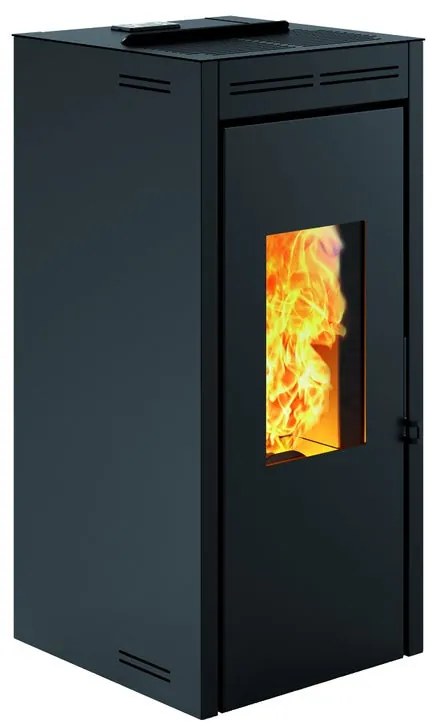 Stufa pellet idro INVICTA Teramo 17 16.8 kW nero