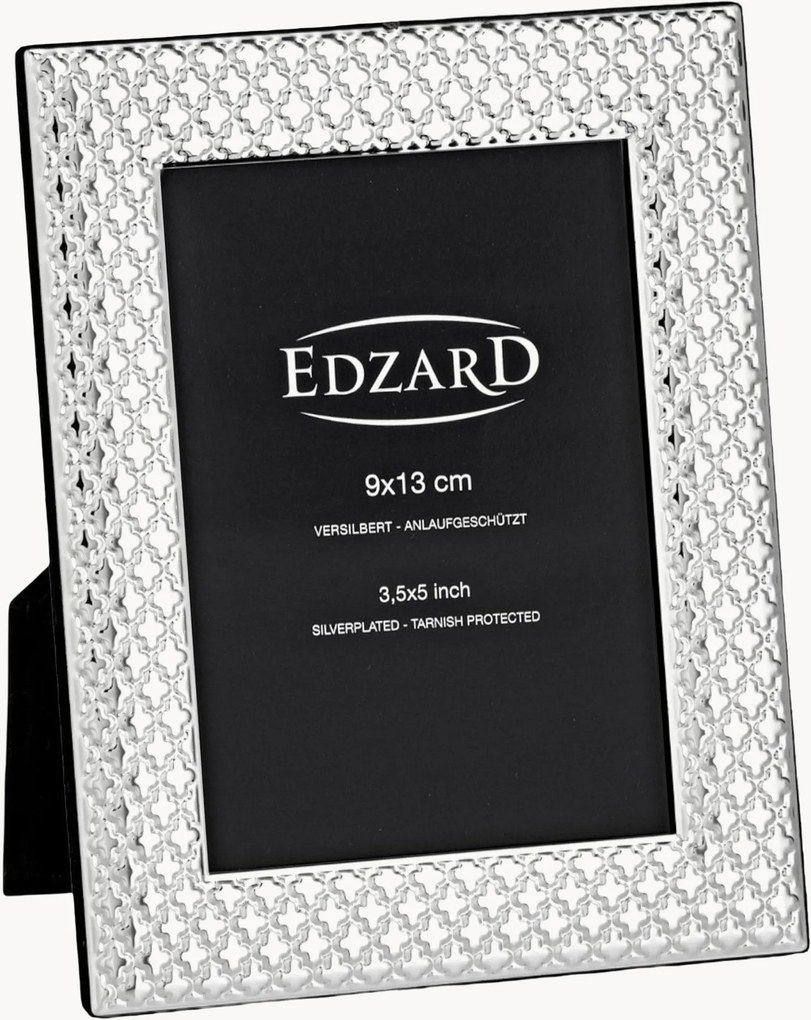 Cornice portafoto placcata in argento Ruggiano