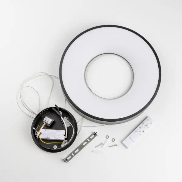 Brilagi - Lampadario a sospensione dimmerabile LED su cavo FALCON II LED/67W/230V Ø 40 cm nero + telecomando