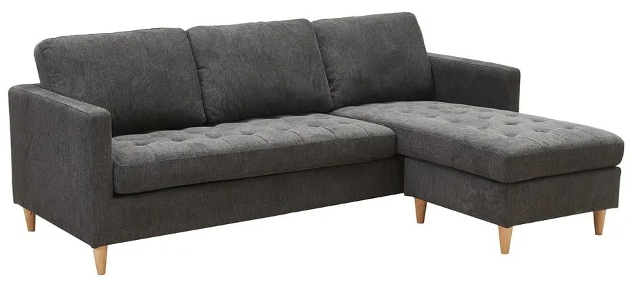 Divano angolare grigio scuro Firenze - House Nordic