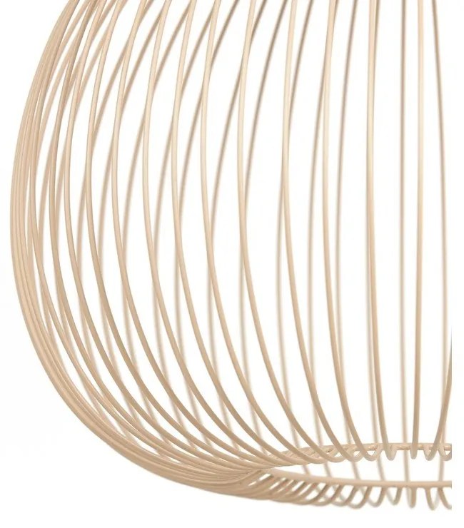 Apparecchio a soffitto in colore naturale ø 45 cm Rilana - Light &amp; Living