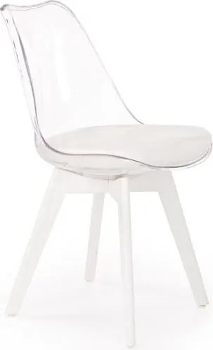 Sedia in policarbonato K245 bianco - H 83 cm