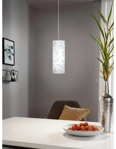 EGLO 90047 - Lampadario a sospensione AMADORA 1 x E27/60W