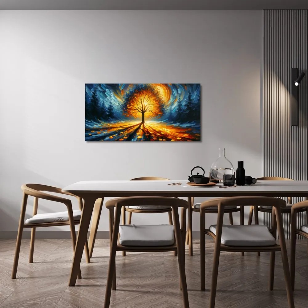 Quadro su tela – Albero della vita nella luce magica