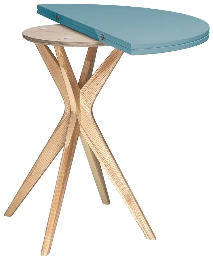 Tavolo da pranzo rotondo allungabile 45x90 cm Jubi – Ragaba