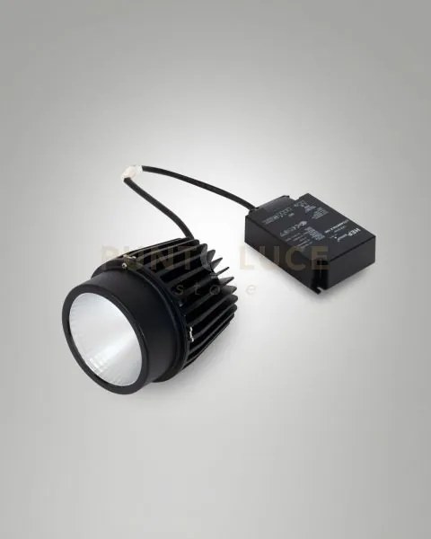 Rubens cestello 36w 3000k 3800lm nero wrc 20°on/off