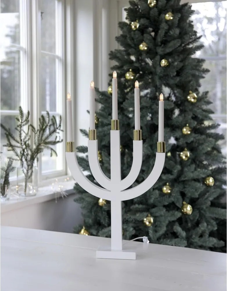 Decorazione luminosa bianca natalizia Elias - Star Trading