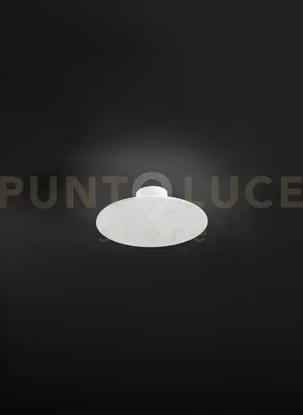 Plafoniera in metallo bianco nebula led 28w cct 3000k 4000k 6000k c...