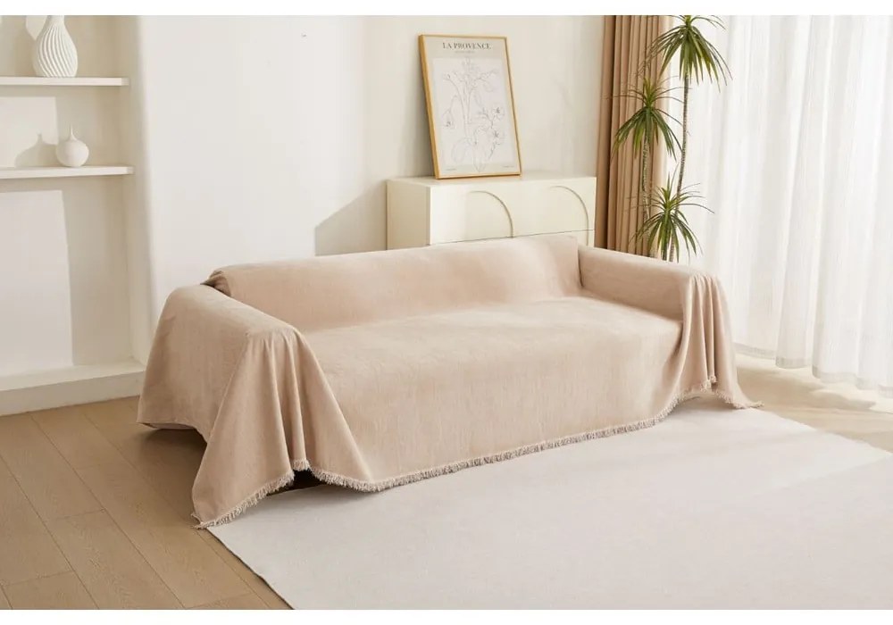 Copridivano beige per poltrona 70 cm Talo – Filumi