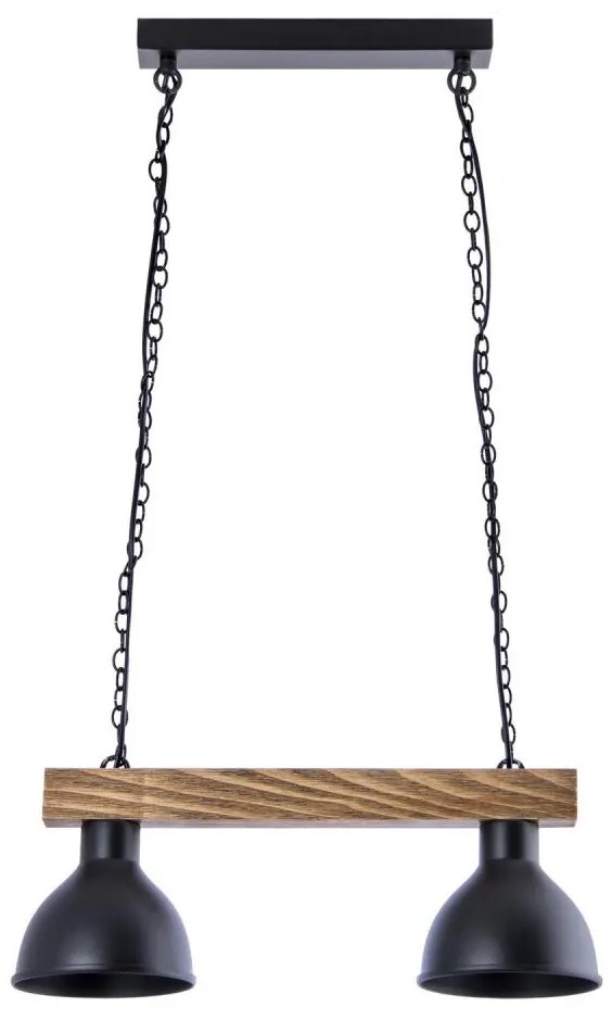 Lampadario a sospensione con catena 2xE27/60W/230V