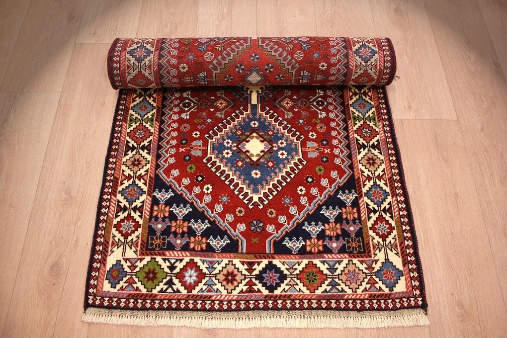 Yalameh Tappeto 80 x 200 (Iran) Annodato A Mano