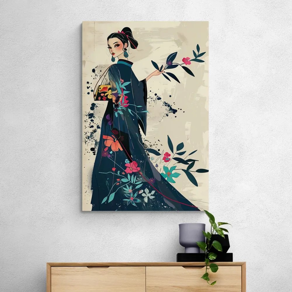 Stampa su tela – Japandi icona di moda