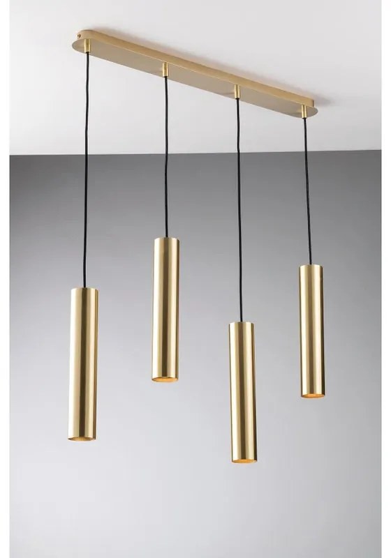 Lampadario Glamour Fluke oro  4x GU10 Ø68cm LUCE AMBIENTE DESIGN