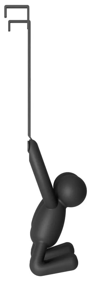 Appendiabiti in plastica nera da 22 cm Buddy - Umbra