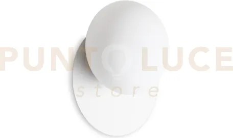 Ninfea applique a parete 1 luce attacco gx53 lampadina inclusa 20x2...
