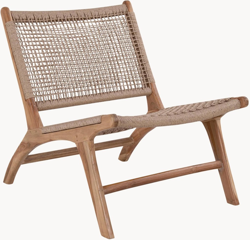 Poltroncina in legno di teak Derby