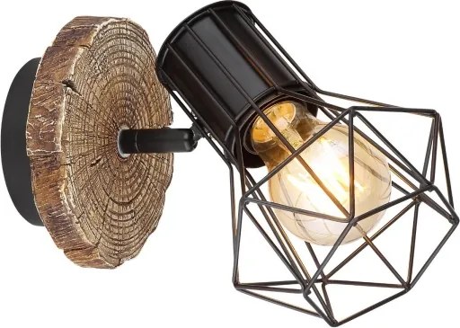 Globo 54017W-1 - Faretto da parete PRISKA 1xE27/60W/230V