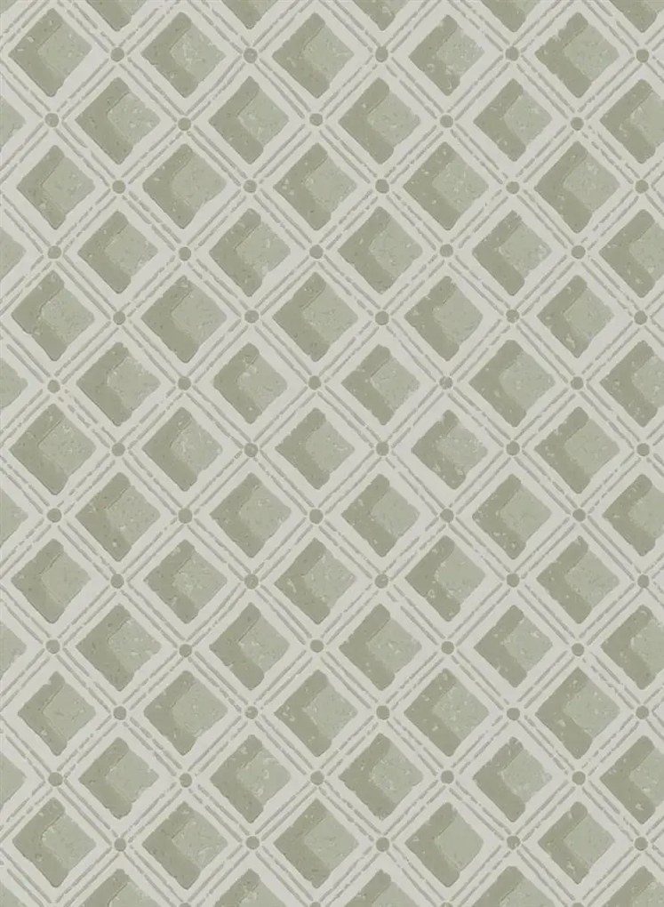 Designers Guild Carta da parati Amsee Geometric - Lichen