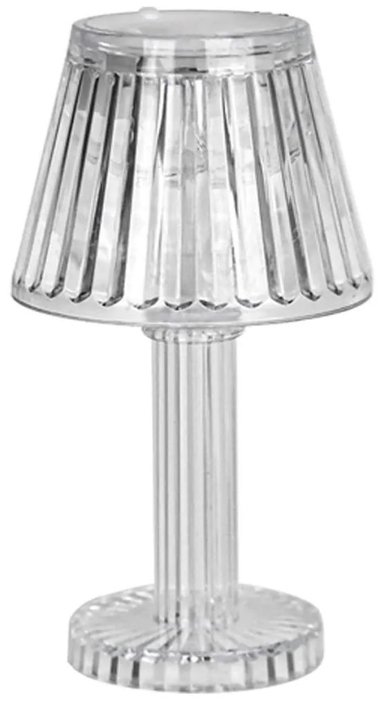 Mini Lampada LED RGB da Tavolo Ricaricabile, Abatjour con Effetto in cristallo bagliore diamantato a LED a risparmio energetico