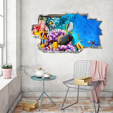 Acquario millecolori 3D