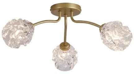 Searchlight 11523-3GO - Plafoniera ASTRAL 3xG9/33W/230V dorata