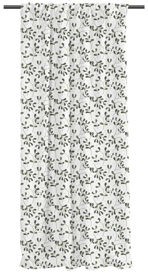 Tenda bianca/verde in raso di cotone 110x250 cm Santa Likes Mistletoe – Butter Kings