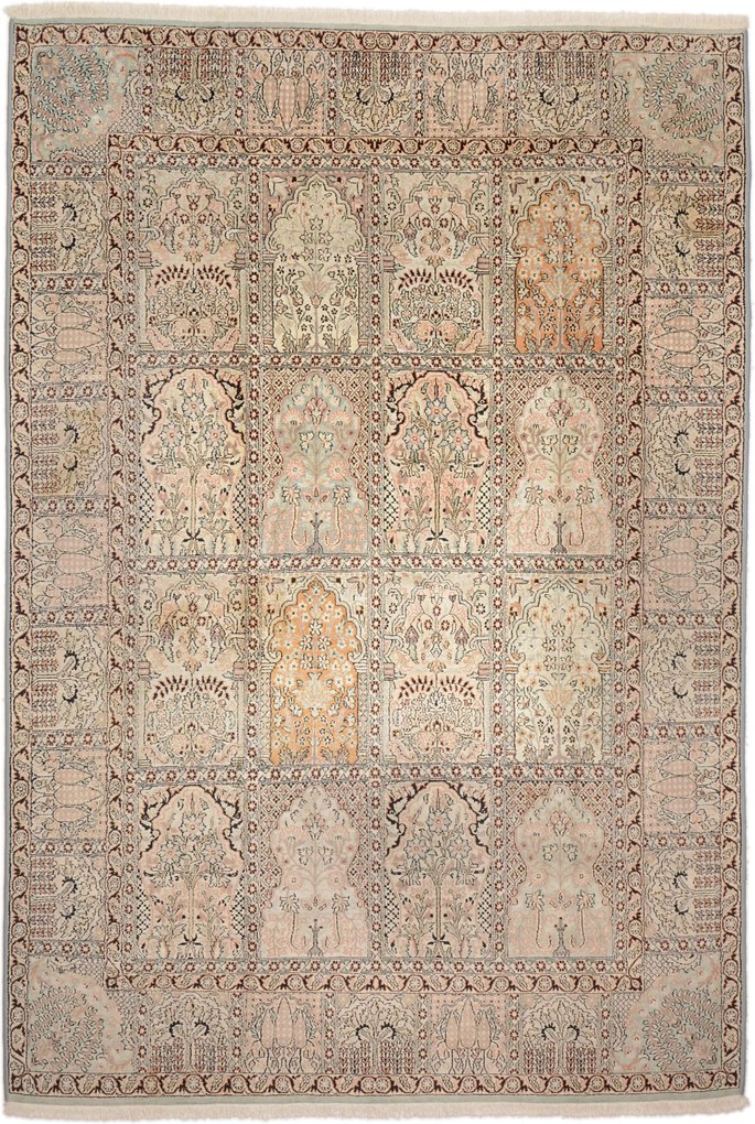Cashmere Silk Tappeto 170 x 240 (Indian) Annodato A Mano